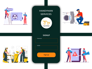 Uber for Handyman App Development - SpotnRides